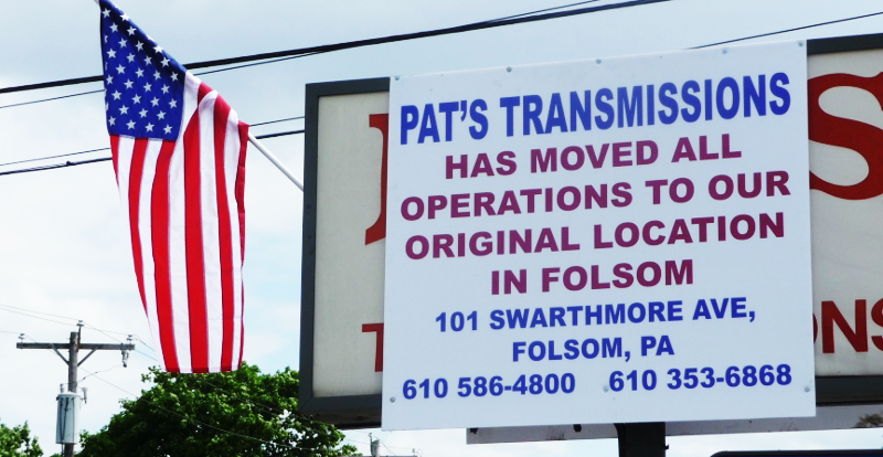 Pat's Transmission is Relocating